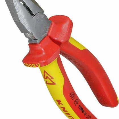 Knipex Πένσα Ίσια Ηλεκτρολόγου Μήκους 180mm