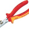 Knipex Ρυθμιζόμενος Απογυμνωτής Καλωδίων με Μήκος 160mm & Κρίκο Στερέωσης 1000V