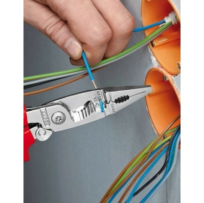 Knipex Πένσα Απογύμνωσης Καλωδίων με Κόφτη και Μήκος 200mm