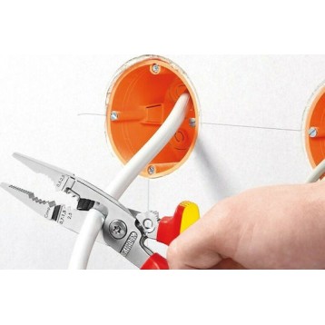 Knipex Πένσα Απογύμνωσης Καλωδίων με Κόφτη και Μήκος 200mm