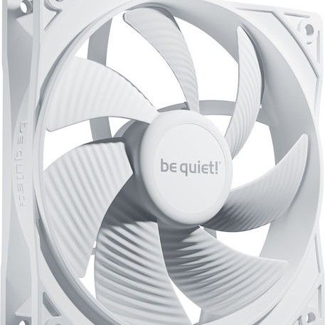 Be Quiet Pure Wings 3 Case Fan 120mm με Σύνδεση 4-Pin PWM Λευκό