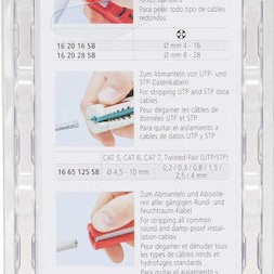 Knipex Απογυμνωτής Καλωδίων Δικτύου με Μήκος 125mm