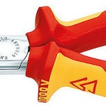 Knipex Μυτοτσίμπιδο Ίσιο Ηλεκτρολόγου Μήκους 160mm