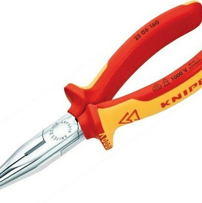 Knipex Μυτοτσίμπιδο Ίσιο Ηλεκτρολόγου Μήκους 160mm