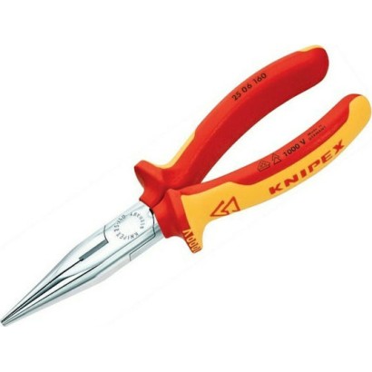 Knipex Μυτοτσίμπιδο Ίσιο Ηλεκτρολόγου Μήκους 160mm
