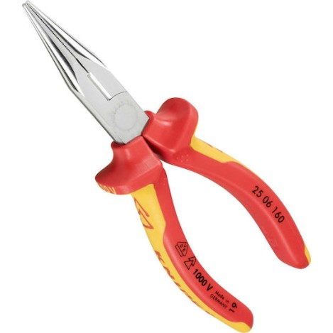 Knipex Μυτοτσίμπιδο Ίσιο Ηλεκτρολόγου Μήκους 160mm