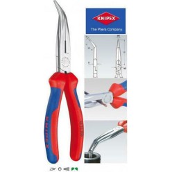 Knipex Μυτοτσίμπιδο Κυρτό Ηλεκτρολόγου Μήκους 160mm