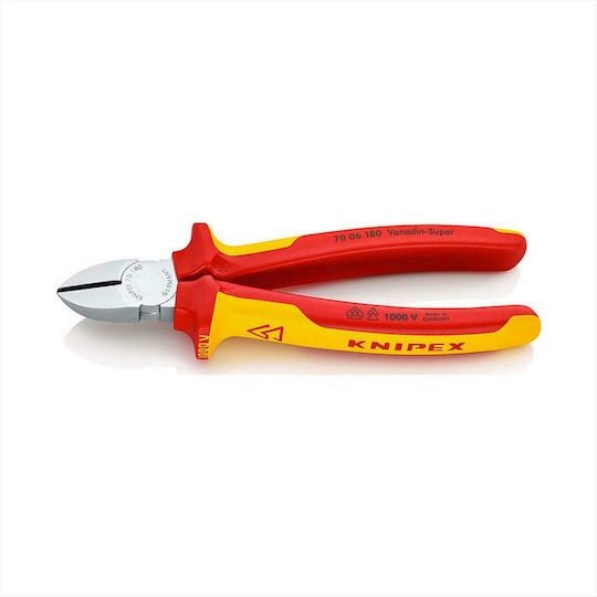Knipex Πλαγιοκόφτης Πλάγιος Ηλεκτρολόγου Μήκους 160mm