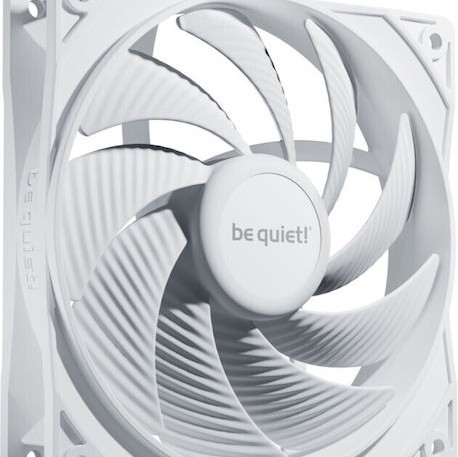 Be Quiet Pure Wings 3 Case Fan 120mm με Σύνδεση 4-Pin PWM Λευκό