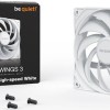 Be Quiet Pure Wings 3 Case Fan 120mm με Σύνδεση 4-Pin PWM Λευκό
