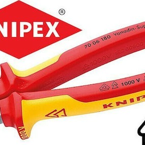 Knipex Πλαγιοκόφτης Ηλεκτρολόγου Μήκους 180mm