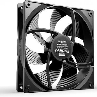 Be Quiet Pure Wings 3 Case Fan 140mm με Σύνδεση 4-Pin PWM