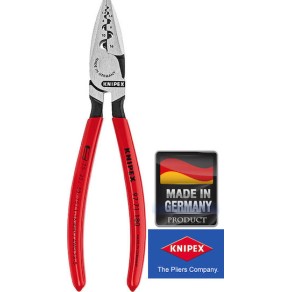 Knipex Πρέσα Ακροδεκτών με Μόνωση (Μήκος 180mm)