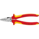 Knipex Πρέσα Ακροδεκτών με Μόνωση (Μήκος 180mm)