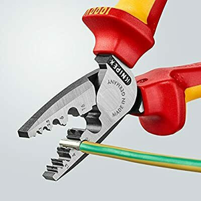 Knipex Πρέσα Ακροδεκτών με Μόνωση (Μήκος 180mm)