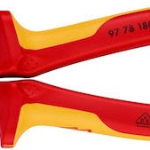 Knipex Πρέσα Ακροδεκτών με Μόνωση (Μήκος 180mm)