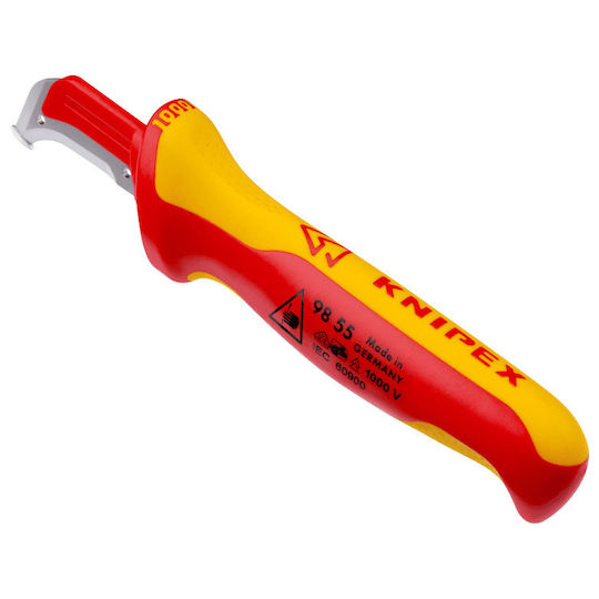 Knipex Ξύστρα Απογύμνωσης Ομοαξονικών Καλωδίων με Μήκος 180mm Blister