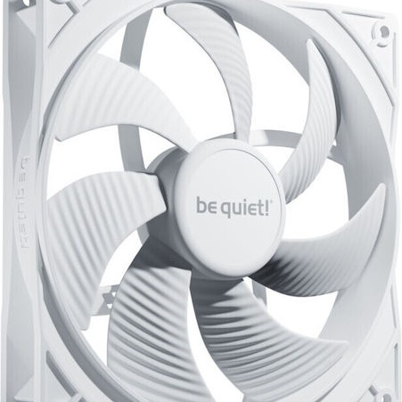 Be Quiet Pure Wings 3 Case Fan 140mm με Σύνδεση 4-Pin PWM Λευκό