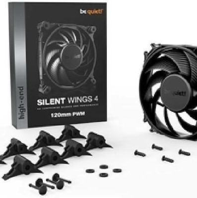 Be Quiet Silent Wings 4 Case Fan 120mm με Σύνδεση 4-Pin PWM BL093