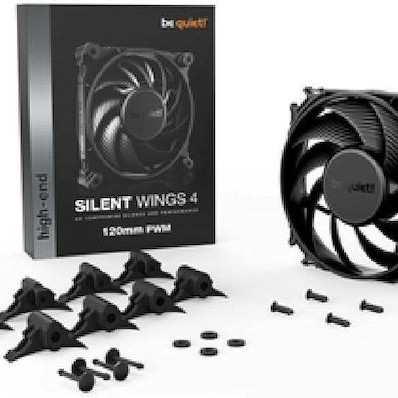 Be Quiet Silent Wings 4 Case Fan 120mm με Σύνδεση 4-Pin PWM BL093