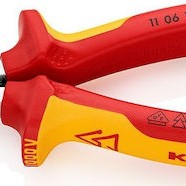 Knipex Κόφτης Καλωδίων Πλάγιος Ηλεκτρολόγου Μήκους 165mm