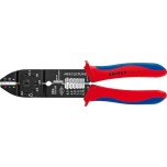 Knipex Πρέσα Ακροδεκτών Διατομής 0.5-6mm² με Απογυμνωτή (Μήκος 230mm)
