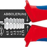 Knipex Πρέσα Ακροδεκτών Διατομής 0.5-2.5mm² με Απογυμνωτή (Μήκος 230mm)