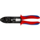 Knipex Πρέσα Ακροδεκτών Διατομής 0.5-2.5mm² με Απογυμνωτή (Μήκος 230mm)