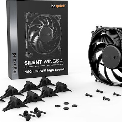 Be Quiet Silent Wings 4 High-Speed Case Fan 120mm με Σύνδεση 4-Pin PWM