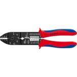 Knipex Πρέσα Ακροδεκτών Διατομής 0.5-6mm² με Απογυμνωτή (Μήκος 240mm)