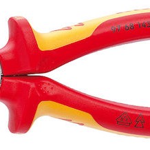 Knipex Πρέσα Ακροδεκτών Διατομής 0.25-2.5mm² με Μόνωση (Μήκος 145mm)