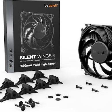 Be Quiet Silent Wings 4 Case Fan 120mm με Σύνδεση 4-Pin PWM Λευκό