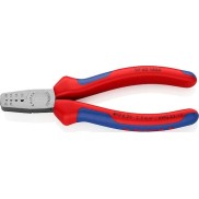 Knipex Πρέσα Ακροδεκτών Διατομής 0.25-2.5mm² με Μόνωση (Μήκος 145mm)
