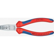 Knipex Πρέσα Ακροδεκτών Διατομής 0.25-2.5mm² με Μόνωση (Μήκος 145mm)