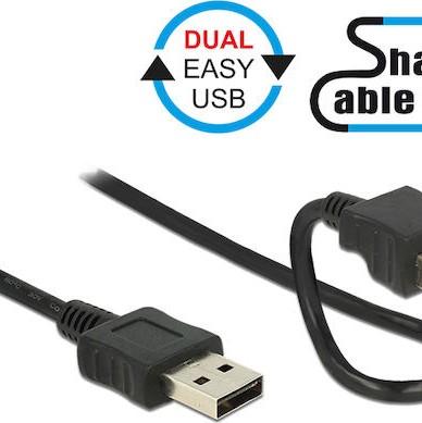 DeLock USB 2.0 Cable USB-A male - USB-A female 2m (83665)