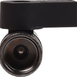 Alphacool 2-way Ball Valve G1/4 - Black Nickel