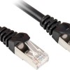 Sharkoon S/FTP Cat.6a Cable 2m Μαύρο