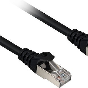 Sharkoon S/FTP Cat.6a Cable 2m Μαύρο