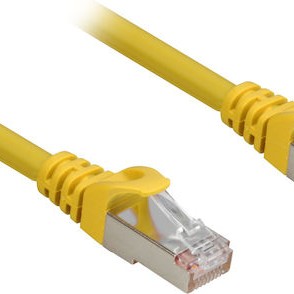 Sharkoon S/FTP Cat.6a Cable 10m Κίτρινο