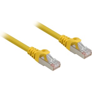 Sharkoon S/FTP Cat.6a Cable 10m Κίτρινο