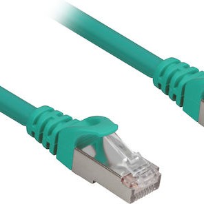 Sharkoon S/FTP Cat.6a Καλώδιο Δικτύου Ethernet 5m Πράσινο