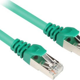 Sharkoon S/FTP Cat.6a Καλώδιο Δικτύου Ethernet 10m Πράσινο