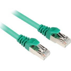 Sharkoon S/FTP Cat.6a Καλώδιο Δικτύου Ethernet 10m Πράσινο