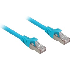 Sharkoon S/FTP Cat.6a Καλώδιο Δικτύου Ethernet 10m Μπλε