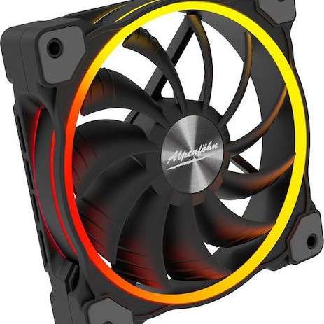 Alpenfoehn Wing Boost 3 ARGB Case Fan 120mm με Σύνδεση 4-Pin Molex 3τμχ