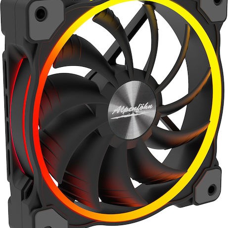 Alpenfoehn Wing Boost 3 ARGB Case Fan 140mm με Σύνδεση 4-Pin PWM / 3-Pin 3τμχ