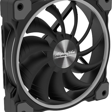 Alpenfoehn Wing Boost 3 ARGB Case Fan 140mm με Σύνδεση 4-Pin PWM / 3-Pin 3τμχ
