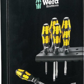 Wera Σετ 6 Κατσαβίδια Ηλεκτρολόγου με 6 Εναλλασσόμενες Μύτες 932/6