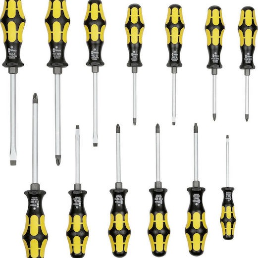 Wera Σετ 13 Κατσαβίδια Big Pack 900