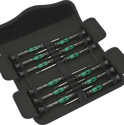 Wera Σετ 12 Κατσαβίδια Ηλεκτρολόγου Ακριβείας με 12 Εναλλασσόμενες Μύτες